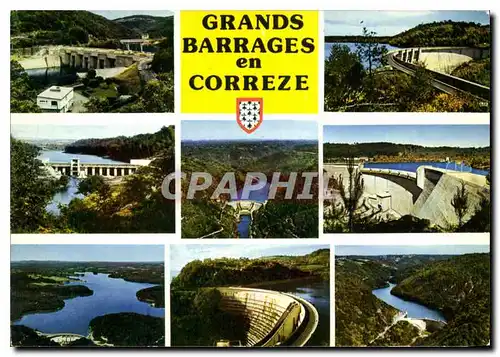 Cartes postales moderne Grands Barrages en Correze