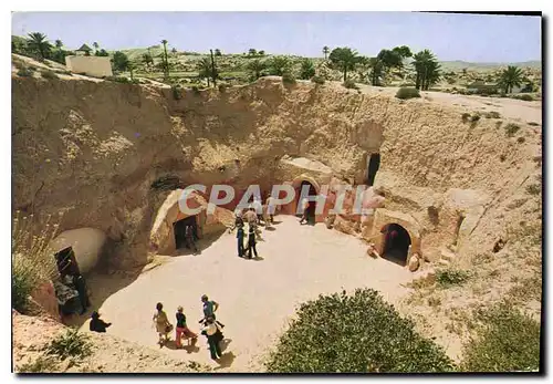 Cartes postales moderne Tunisie Matamata Habitations troglodytes