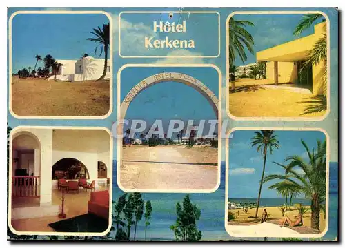 Moderne Karte Kerkennah Hotel Kerkena