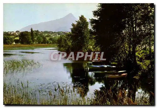 Moderne Karte Le Lac Du Bouget Savoie