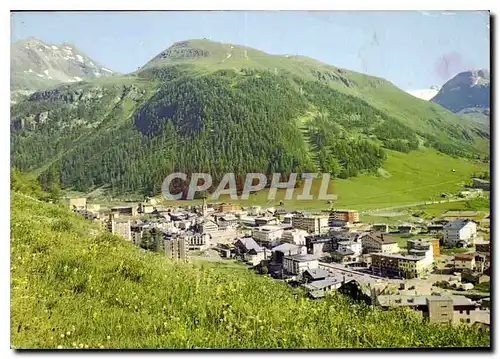 Moderne Karte Val d'Isere Savoie Vue d'ensemle Tete de Solaise