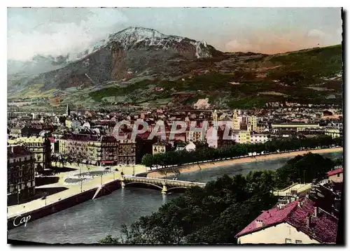 Cartes postales moderne Grenoble Vue generale et le Moucherotte