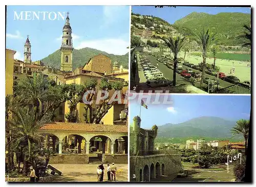 Cartes postales moderne La Cote d'Azur Menton Alpes Maritimes