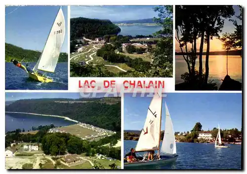 Cartes postales moderne La Franch Comte Pittoresque Le Lac de Chalain