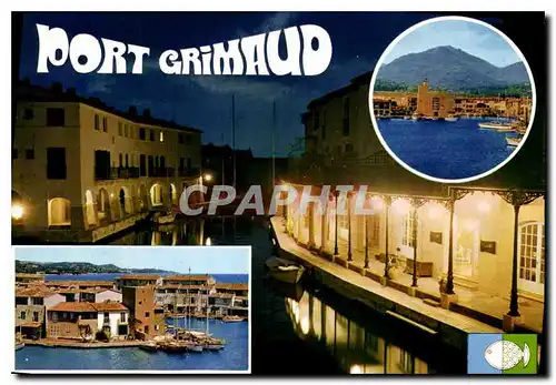 Cartes postales moderne Port Grimaud Cite lacustre realisee par Etige et Manera SA