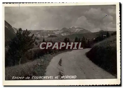 Cartes postales moderne Entree de Courchevel et Moriond