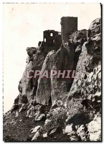 Cartes postales moderne Les Baux Bouches du Rhone Ruines du chat au feodal Le Donjon