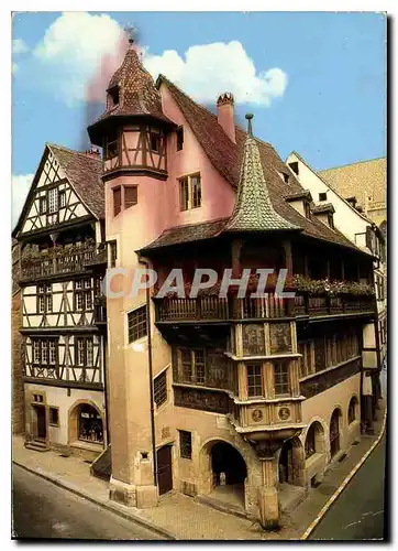 Moderne Karte Colmar Alsace Maison Pfister 1537