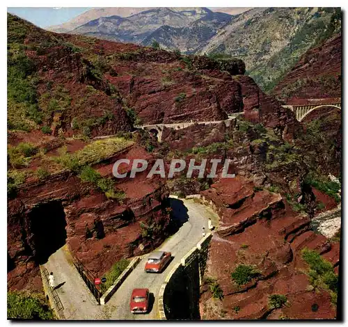 Cartes postales moderne Gorges de Daluis Alpes Maritimes Les Tunnels pres du Pont du Saut de la Marlee