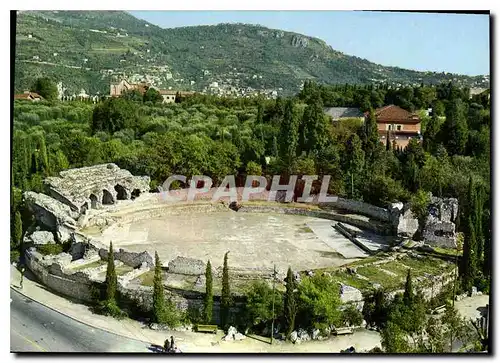 Moderne Karte Nice Cote d'Azur French Riviera Les Arenes de Cimiez