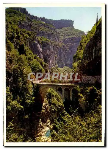 Cartes postales moderne Excurion des Gorges du Loup Le Pont de l'Abime