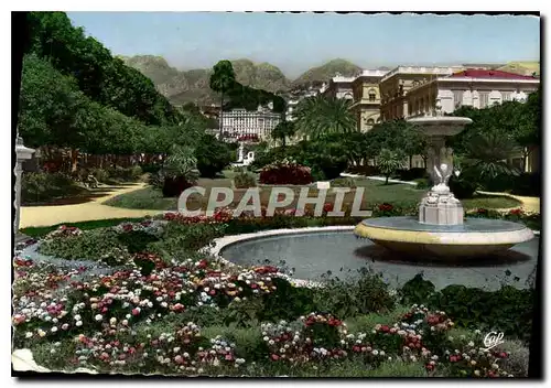 Cartes postales moderne Menton Le jardin public