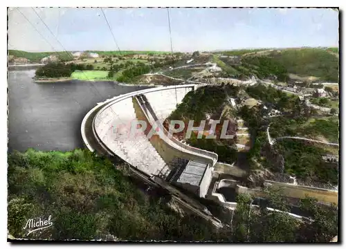 Moderne Karte Gorges de Dordogne Correze Canal Barrage de Bort les Orgues