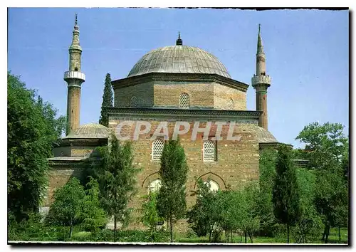 Moderne Karte Bursa Turkiye Muradiye Camii Helicoptere