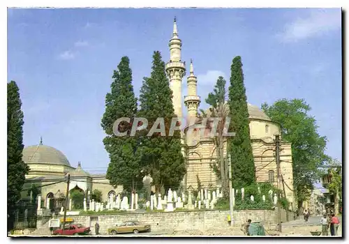 Moderne Karte Bursa Turkiye Emir Sultan Camii