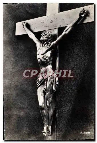 Cartes postales moderne Moutier d'Ahun Creuse Le Christ en buis XVII s