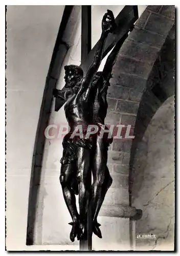 Cartes postales moderne Moutier d'Ahun Creuse Le Christ double
