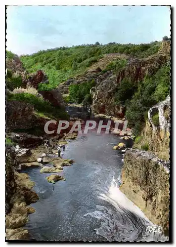 Moderne Karte La Creuse Pittoresque Anzeme Creuse Les Bords de la Creuse