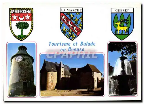 Cartes postales moderne Tourisme et Balade en Creuse