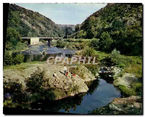 Moderne Karte La Vallee de la Creuse Le Pont Noir