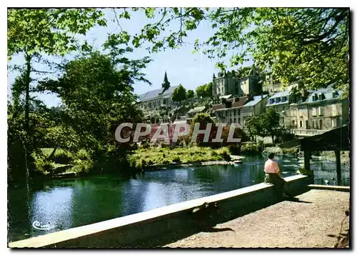 Moderne Karte Aubusson Creuse Bord de la Creuse