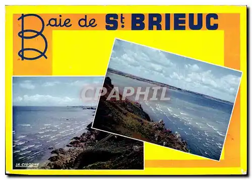 Moderne Karte Bretagne Trance en Cote d'Armor Saint Brieuc