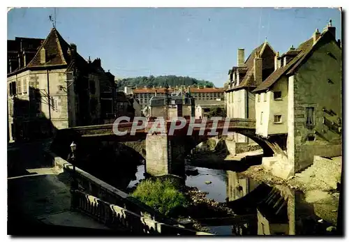 Moderne Karte Vallee de la creuse Aubusson le pont de la Terrade