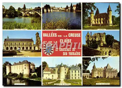 Cartes postales moderne Vallees de la Creuse et de la Claise