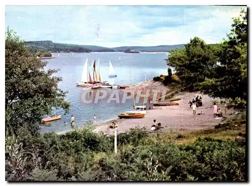 Moderne Karte Vassiviere vue sur le Lac