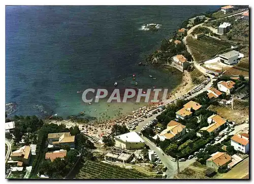 Moderne Karte Lumiere et Beaute de la Cote d'Azur Carqueiranne la plage du Pradon