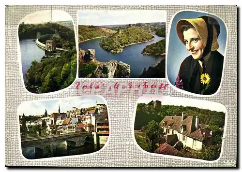 Moderne Karte Souvenir de la Vallee de la Creuse