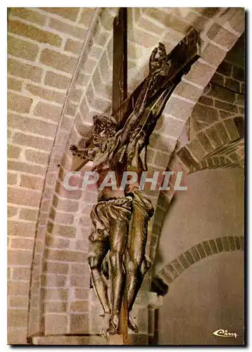 Cartes postales moderne Moutiere d'Ahun Creuse le Christ Double XVII S