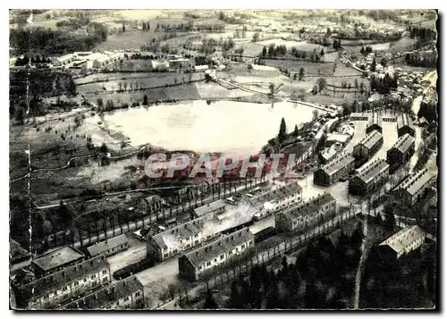 Moderne Karte La Courtine Creuse le Camp et l'Etang du Grattadou