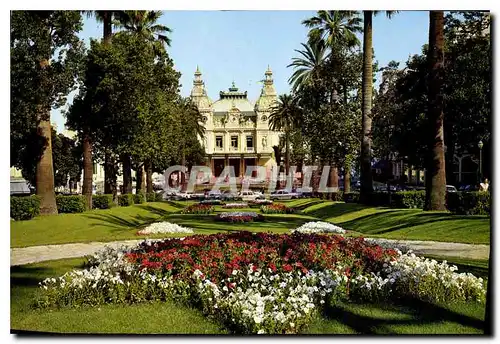 Cartes postales moderne La Cote d'Azur principaute de Monaco Monte Carlo le Casino et les Jardins