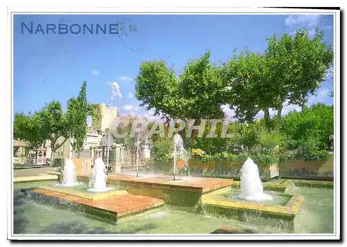 Cartes postales moderne Littoral Languedocien Narbonne Fontaine de l'Esplanade