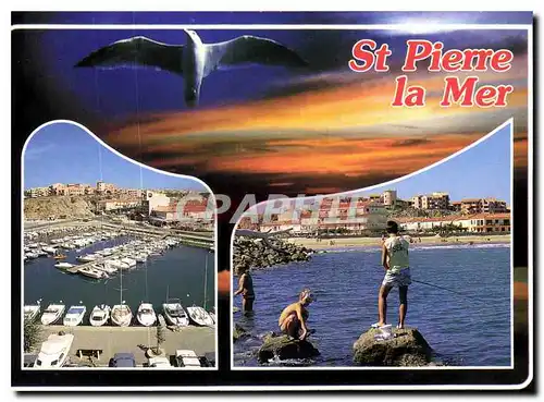 Cartes postales moderne En Parcourant la Cote Mediterraneenne St Pierre la Mer Aude