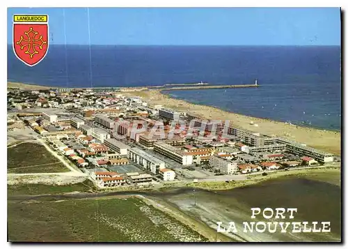 Cartes postales moderne Port la Nouvelle Aude vue aerienne