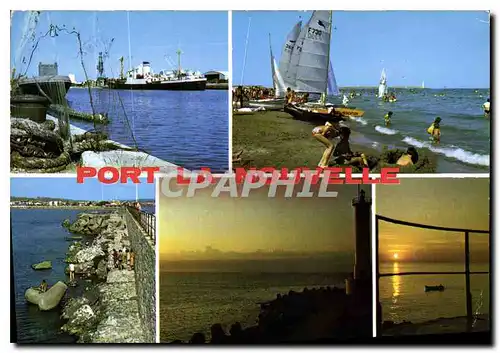 Cartes postales moderne Port la Nouvelle le Port la Plage la jetee le Phare