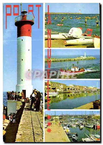 Cartes postales moderne Port la Nouvelle la Jetee et le Phare