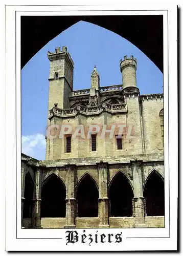 Cartes postales moderne Beziers herault la Cathedrale Saint Nazaire