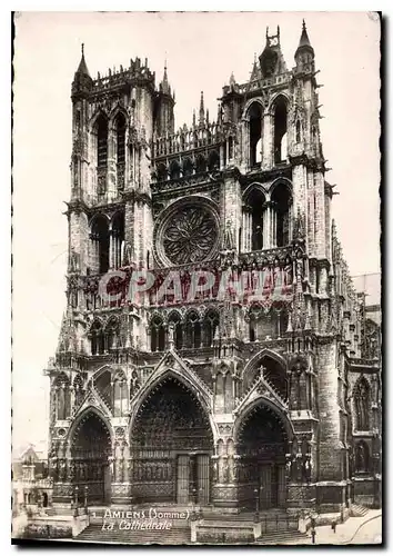 Cartes postales moderne Amiens Somme la Cathedrale