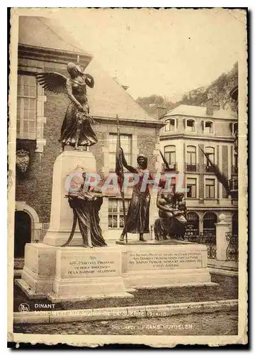 Moderne Karte Dinant Monument aux Morts de la Guerre 1914 18