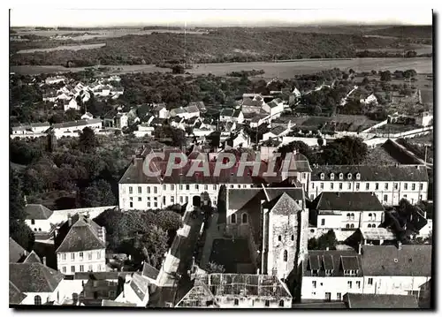 Cartes postales moderne Jouarre S et M vue aerienne de l'Abbaye nouvelle Entree