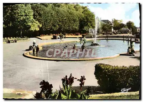 Moderne Karte La Roche sur Yon Vendee Square du Cours Bayard