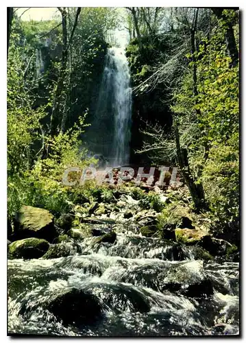 Cartes postales moderne En Auvergne la cascade St Urcize