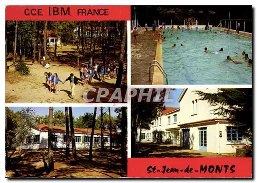 Cartes postales moderne IBM France Colonie les Dunes St Jean de Monts