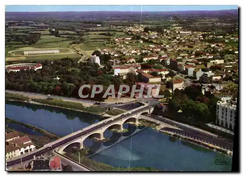 Cartes postales moderne Dax Landes vue generale sur la Ville