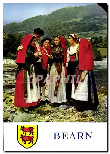 Cartes postales moderne Bearn Costumes de la region de laruns Eaux Bonnes Folklore