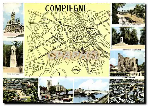 Cartes postales moderne Compiegne Oise