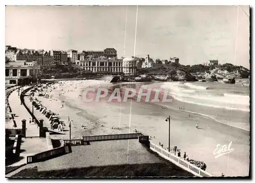 Moderne Karte Biarritz la Grande Plage